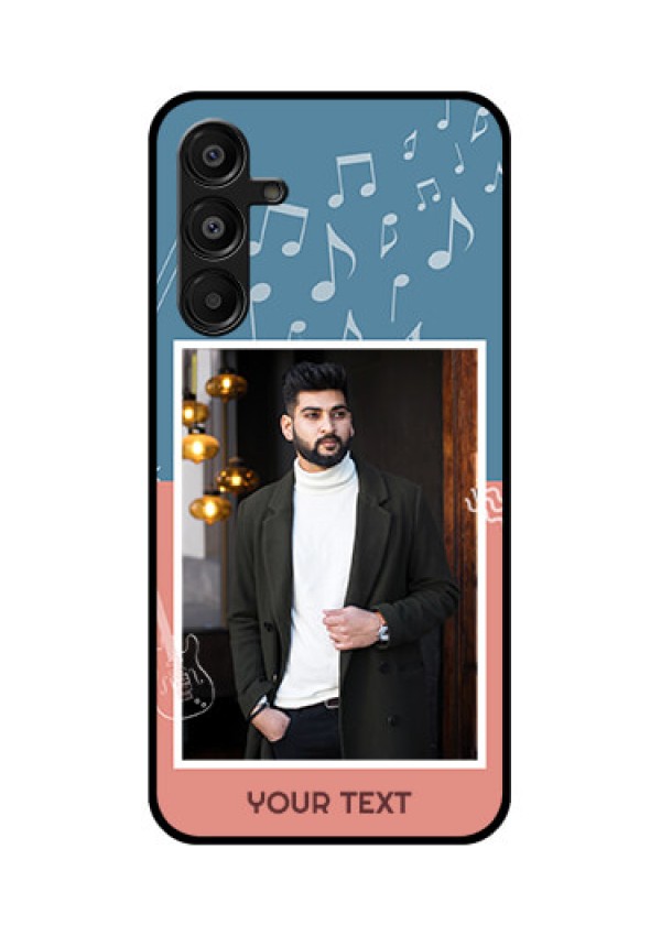 Galaxy A16 5G Custom Glass Phone Case - With Color Musical Note Design