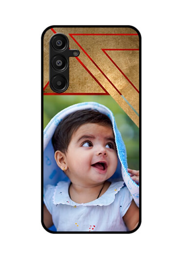 Galaxy A16 5G Custom Glass Phone Case - Gradient Abstract Texture Design