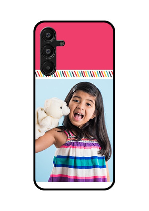 Galaxy A16 5G Custom Glass Phone Case - Line Art Design