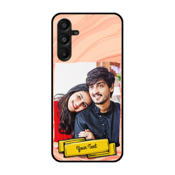 Galaxy A16 5G Custom Glass Phone Case - Marble Texture Design