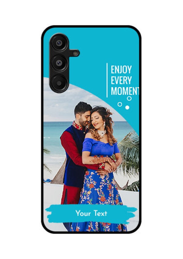 Galaxy A16 5G Custom Glass Phone Case - Happy Moment Design