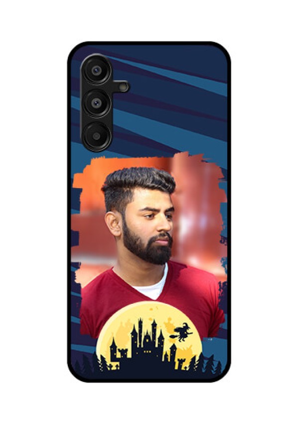 Galaxy A16 5G Custom Glass Phone Case - Halloween Witch Design