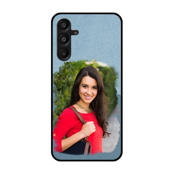 Galaxy A16 5G Custom Glass Phone Case - Grunge Line Art Design Galaxy A16 5G Custom Glass Phone Case - Grunge Line Art Design