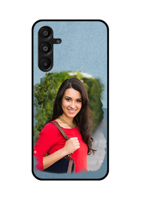 Galaxy A16 5G Custom Glass Phone Case - Grunge Line Art Design