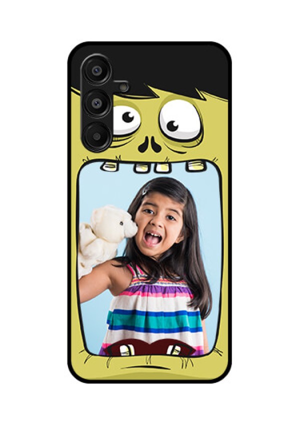 Galaxy A16 5G Custom Glass Phone Case - Cartoon Monster Back Case Design