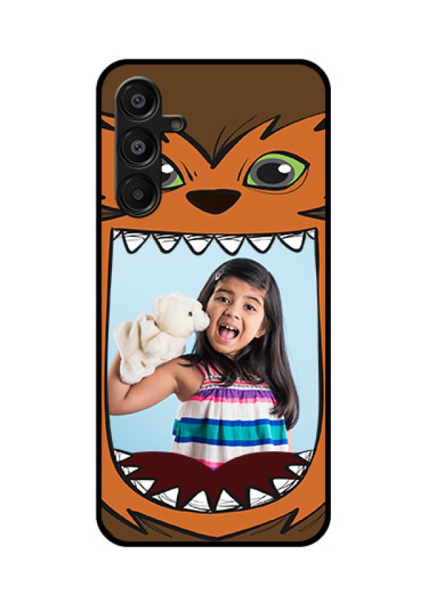 Galaxy A16 5G Custom Glass Phone Case - Owl Monster Back Case Design