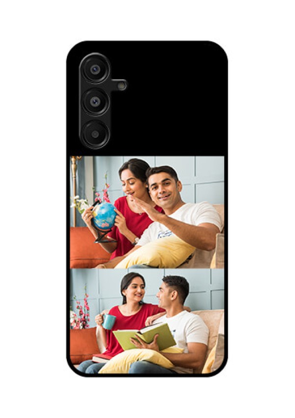 Galaxy A16 5G Custom Glass Phone Case - 2 Images Design