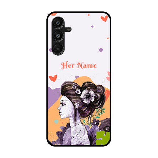 Galaxy A16 5G Custom Glass Phone Case - Woman And Nature Design