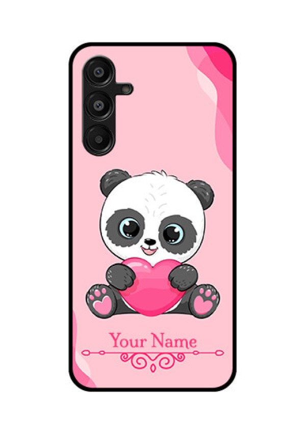 Galaxy A16 5G Custom Glass Phone Case - Cute Panda Design