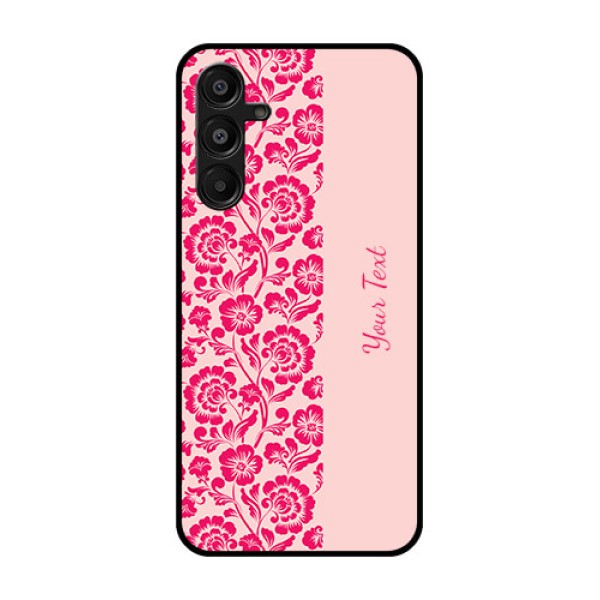 Galaxy A16 5G Custom Glass Phone Case - Attractive Floral Pattern Design Galaxy A16 5G Custom Glass Phone Case - Attractive Floral Pattern Design