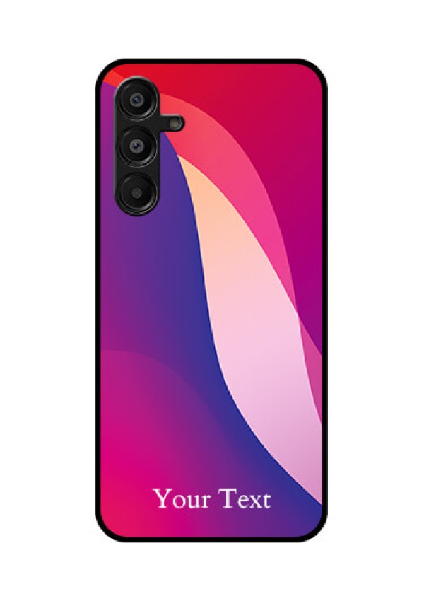 Galaxy A16 5G Custom Glass Phone Case - Digital Abstract Overlap Design