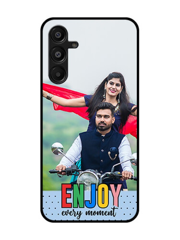 Custom Galaxy A16 5G Custom Glass Phone Case - Enjoy Every Moment Design