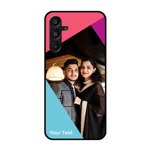 Galaxy A16 5G Custom Glass Phone Case - Stacked Triple Colour Design Galaxy A16 5G Custom Glass Phone Case - Stacked Triple Colour Design
