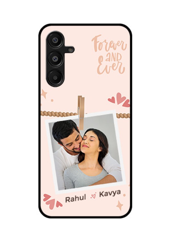 Galaxy A16 5G Custom Glass Phone Case - Forever And Ever Love Design