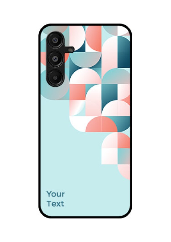 Galaxy A16 5G Custom Glass Phone Case - Stylish Semi - Circle Pattern Design