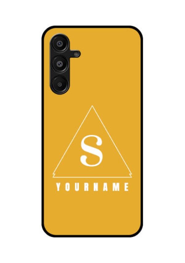 Galaxy A16 5G Custom Glass Phone Case - Simple Triangle Design