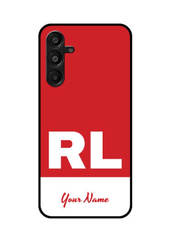 Galaxy A16 5G Custom Glass Phone Case - Dual Tone Custom Text Design