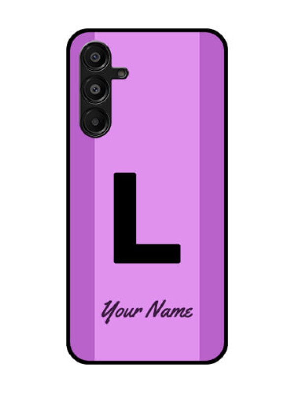 Custom Galaxy A16 5G Custom Glass Phone Case - Tricolor Custom Text Design