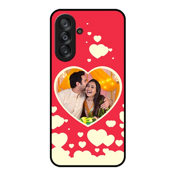 Galaxy A17 5G Custom Glass Phone Case - Love Symbols Phone Cover Design