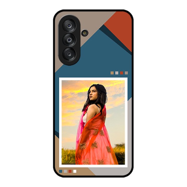 Galaxy A17 5G Custom Glass Phone Case - Retro Color Pallet Design Galaxy A17 5G Custom Glass Phone Case - Retro Color Pallet Design