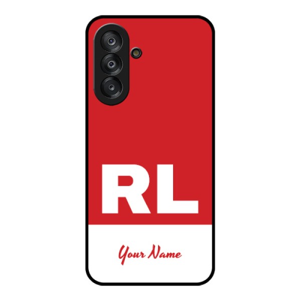 Galaxy A17 5G Custom Glass Phone Case - Dual Tone Custom Text Design Galaxy A17 5G Custom Glass Phone Case - Dual Tone Custom Text Design