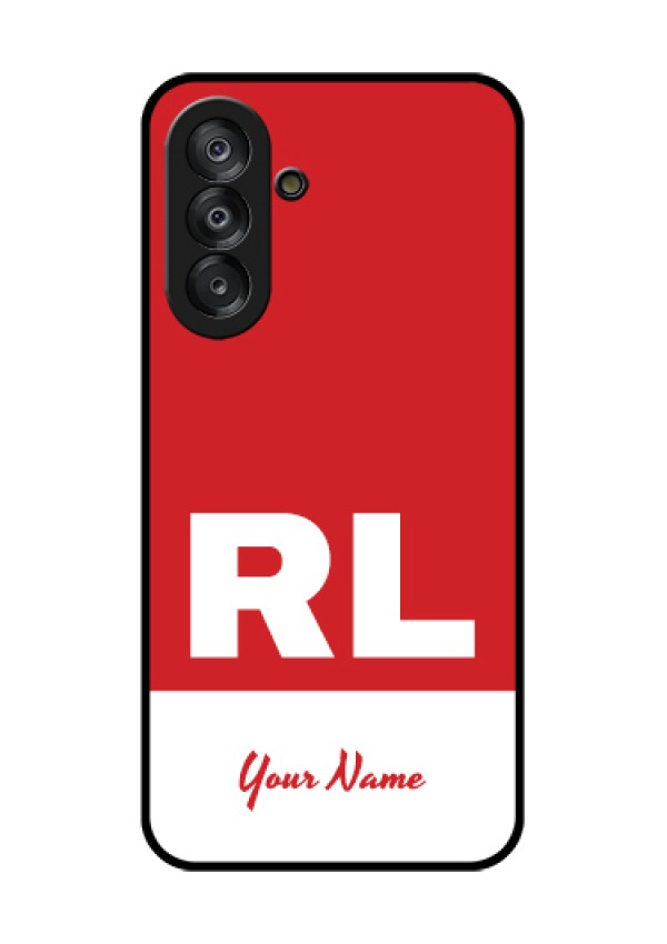 Galaxy A17 5G Custom Glass Phone Case - Dual Tone Custom Text Design