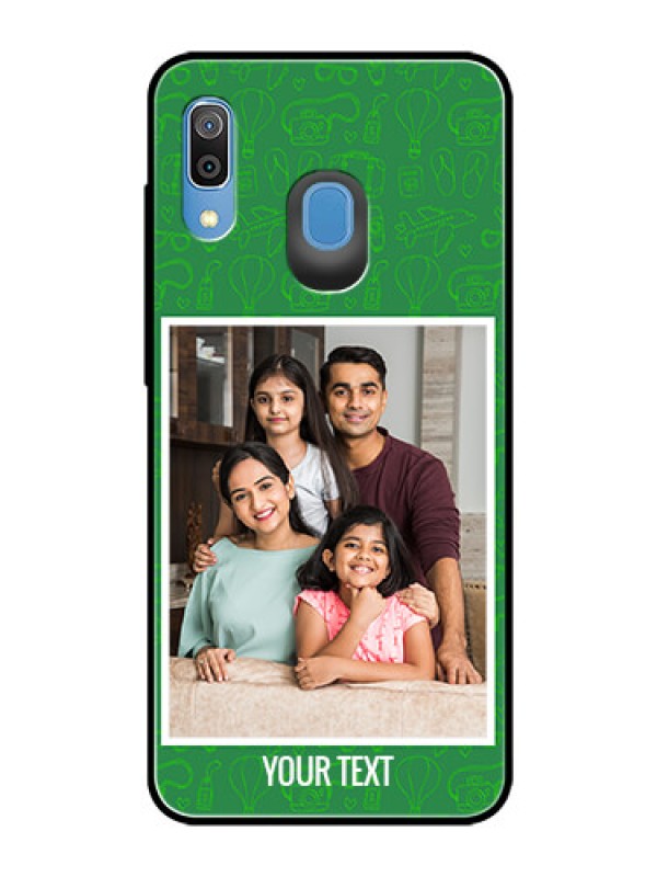Custom Samsung Galaxy A20 Personalized Glass Phone Case  - Picture Upload Design