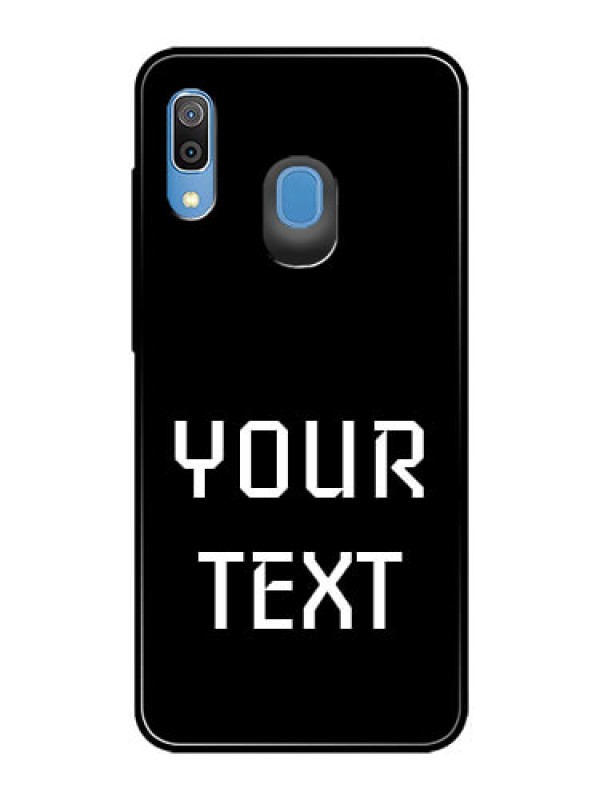 Custom Galaxy A20 Your Name on Glass Phone Case
