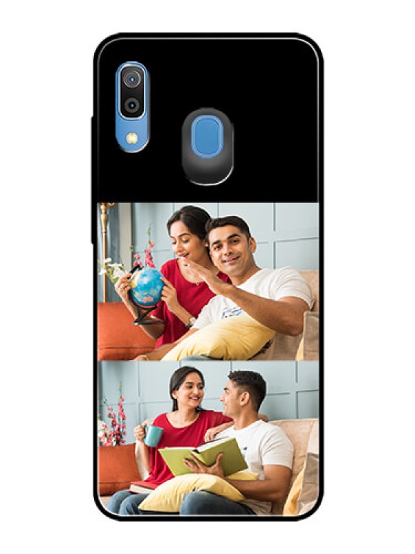 Custom Galaxy A20 2 Images on Glass Phone Cover