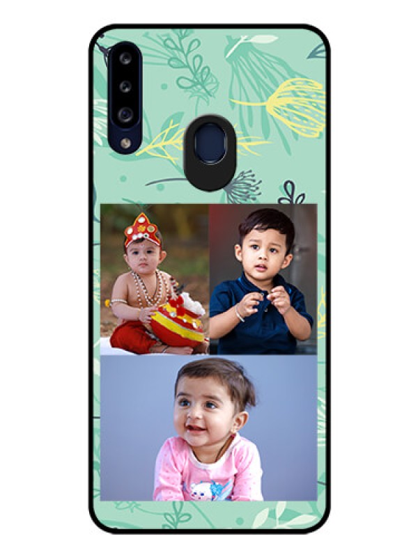 Custom Galaxy A20s Photo Printing on Glass Case - Forever Family Design