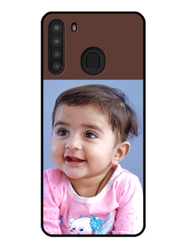 Custom Galaxy A21 Custom Glass Mobile Case - Elegant Case Design