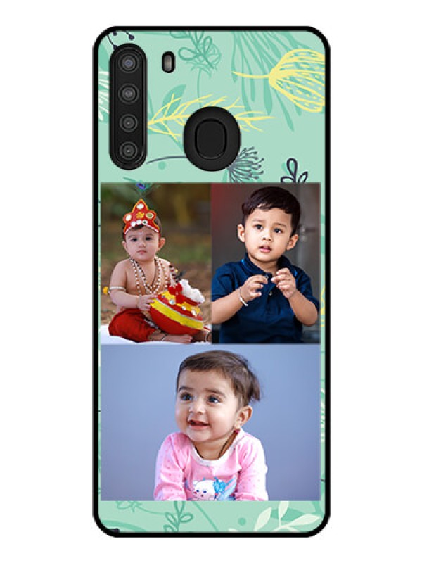 Custom Galaxy A21 Photo Printing on Glass Case - Forever Family Design