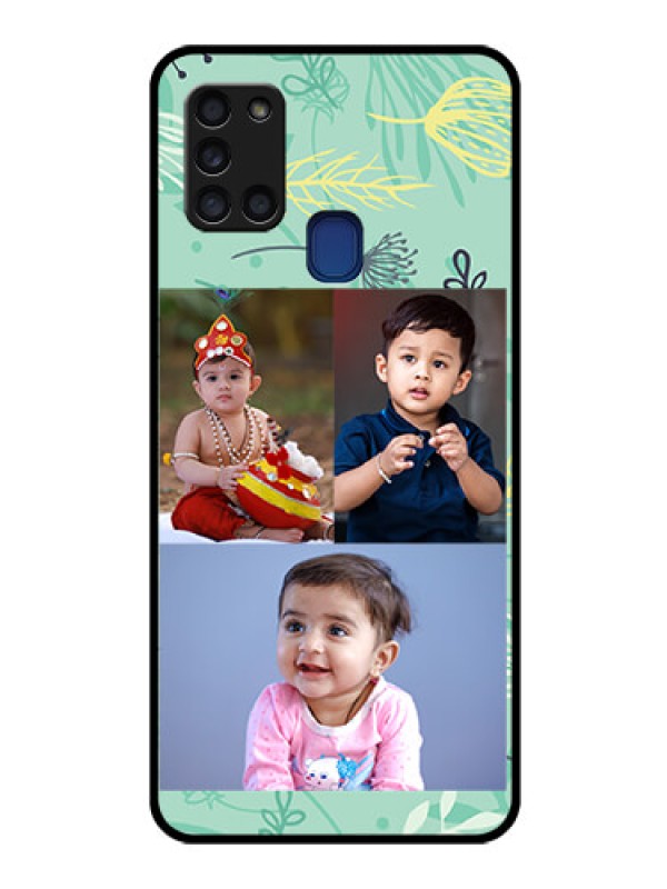 Custom Galaxy A21s Photo Printing on Glass Case  - Forever Family Design 
