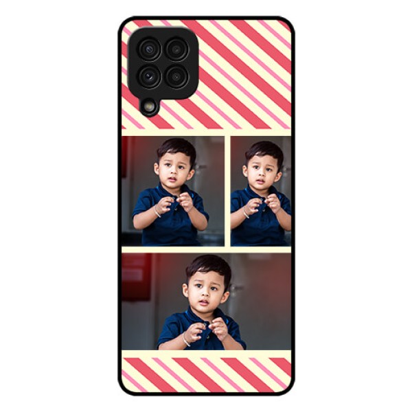 Galaxy A22 4G Personalized Glass Phone Case - Picture Upload Mobile Case Design Galaxy A22 4G Personalized Glass Phone Case - Picture Upload Mobile Case Design