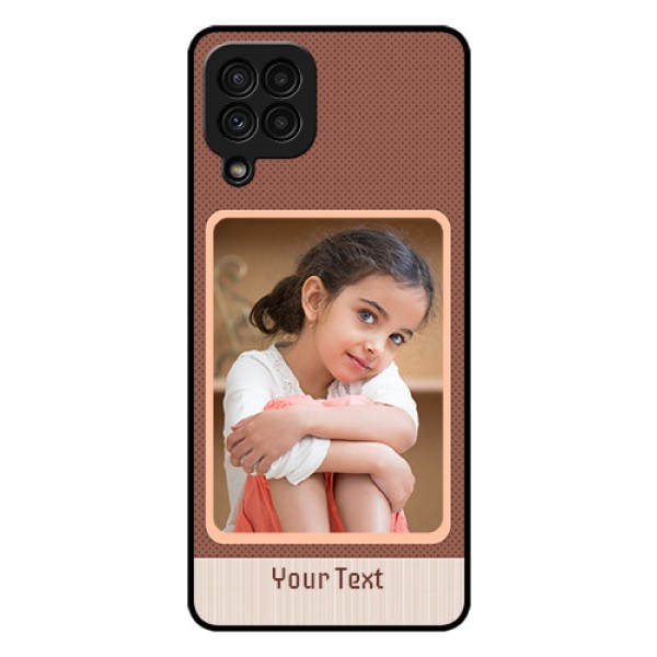 Galaxy A22 4G Custom Glass Phone Case - Simple Pic Upload Design Galaxy A22 4G Custom Glass Phone Case - Simple Pic Upload Design