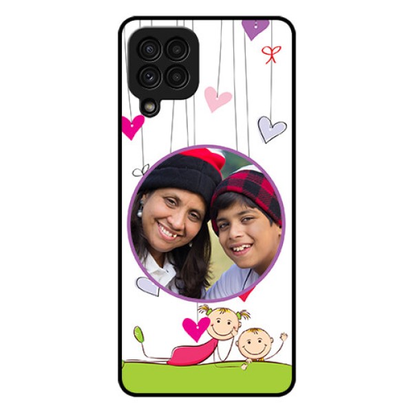 Galaxy A22 4G Photo Printing on Glass Case - Cute Kids Phone Case Design Galaxy A22 4G Photo Printing on Glass Case - Cute Kids Phone Case Design