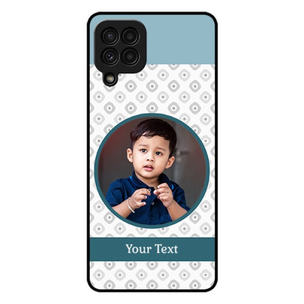 Galaxy A22 4G Personalized Glass Phone Case  - Premium Cover Design