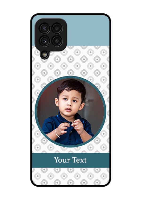 Galaxy A22 4G Personalized Glass Phone Case  - Premium Cover Design