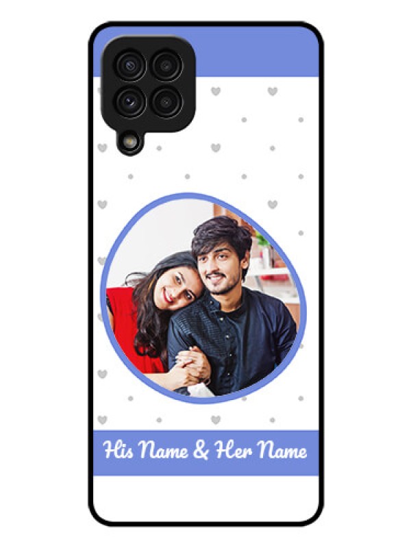 Custom Galaxy A22 4G Photo Printing on Glass Case  - Premium Case Design