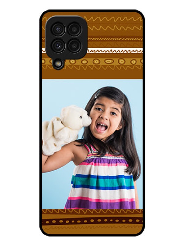 Custom Galaxy A22 4G Custom Glass Phone Case  - Friends Picture Upload Design 