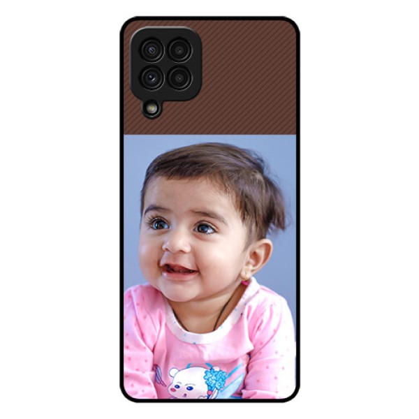 Galaxy A22 4G Custom Glass Mobile Case  - Elegant Case Design