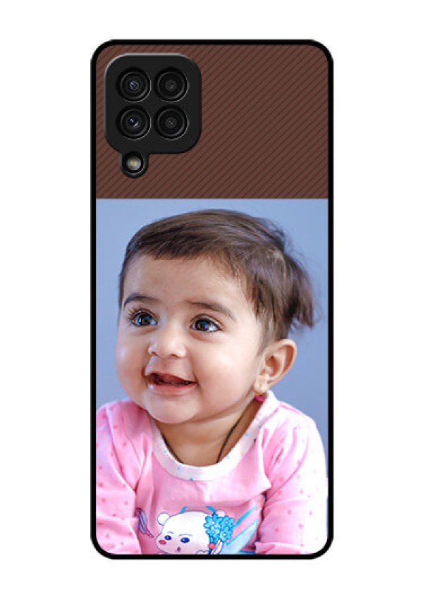 Galaxy A22 4G Custom Glass Mobile Case  - Elegant Case Design
