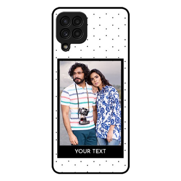 Galaxy A22 4G Photo Printing on Glass Case  - Premium Design