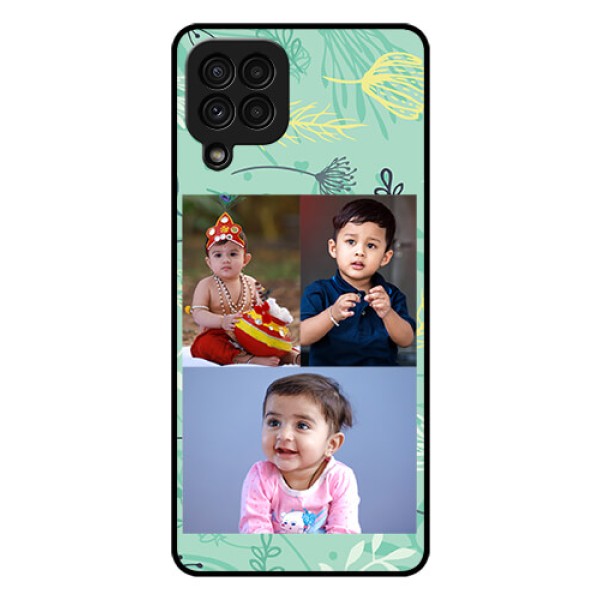 Galaxy A22 4G Photo Printing on Glass Case  - Forever Family Design 