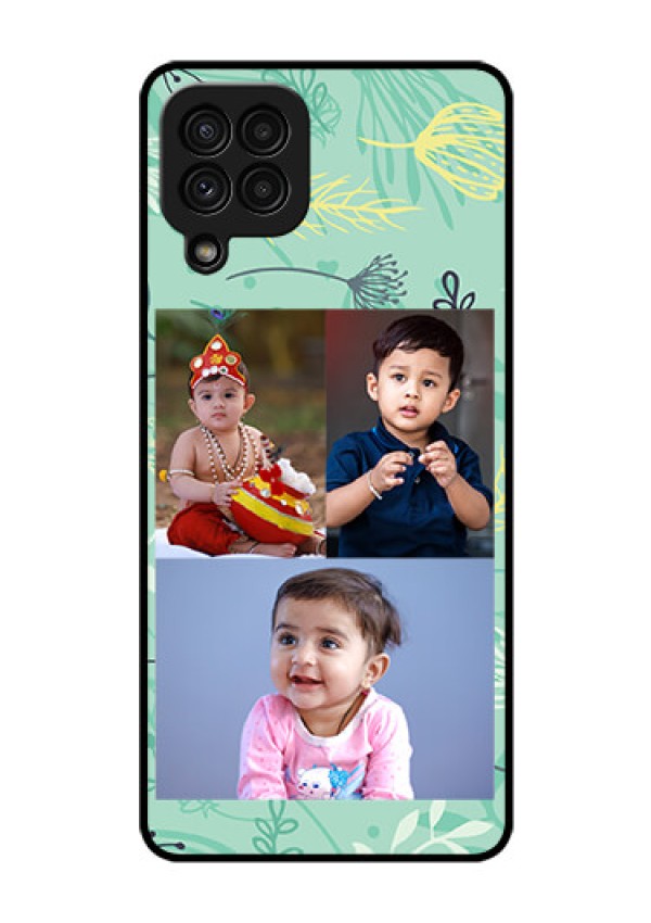 Galaxy A22 4G Photo Printing on Glass Case  - Forever Family Design 