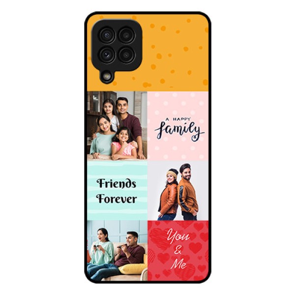 Galaxy A22 4G Personalized Glass Phone Case - Images with Quotes Design Galaxy A22 4G Personalized Glass Phone Case - Images with Quotes Design