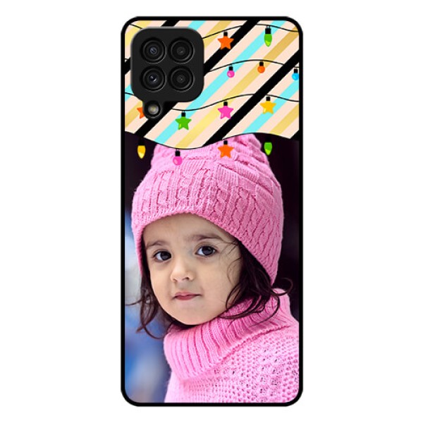 Galaxy A22 4G Custom Glass Mobile Case  - Lights Hanging Design