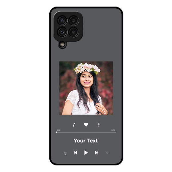 Galaxy A22 4G Custom Glass Mobile Case - Play The Music Design