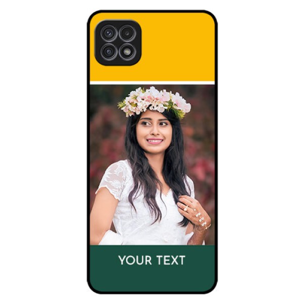 Galaxy A22 5G Photo Printing on Glass Case - Love You Design