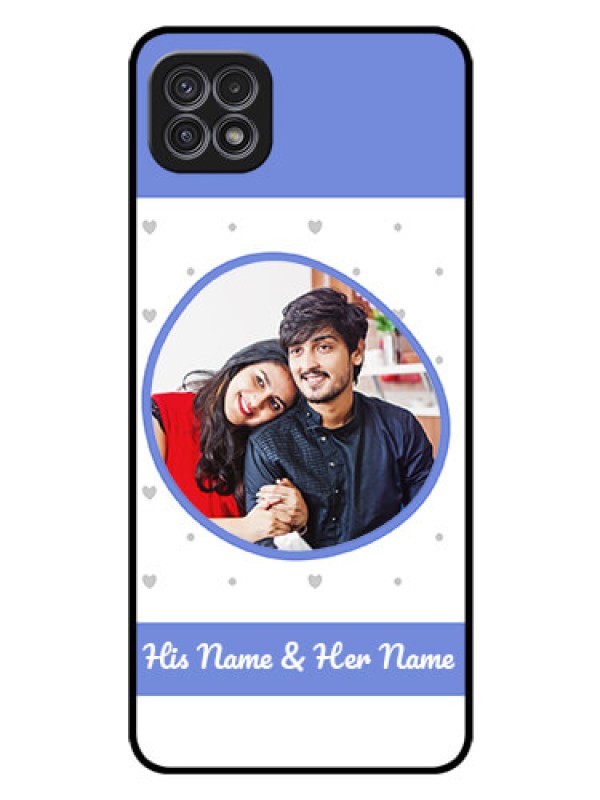 Custom Galaxy A22 5G Photo Printing on Glass Case - Premium Case Design